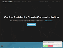 Tablet Screenshot of cookieassistant.com